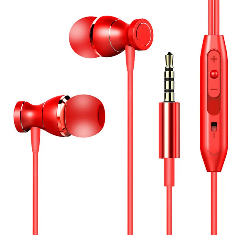 Высокое качество наушники в ухо металлические супер бас auriculares стерео гарнитура