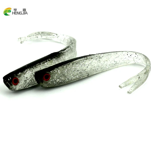 HENGJIA 200 шт./лот объемные рыболовные приманки с рыбными глазами мягкая