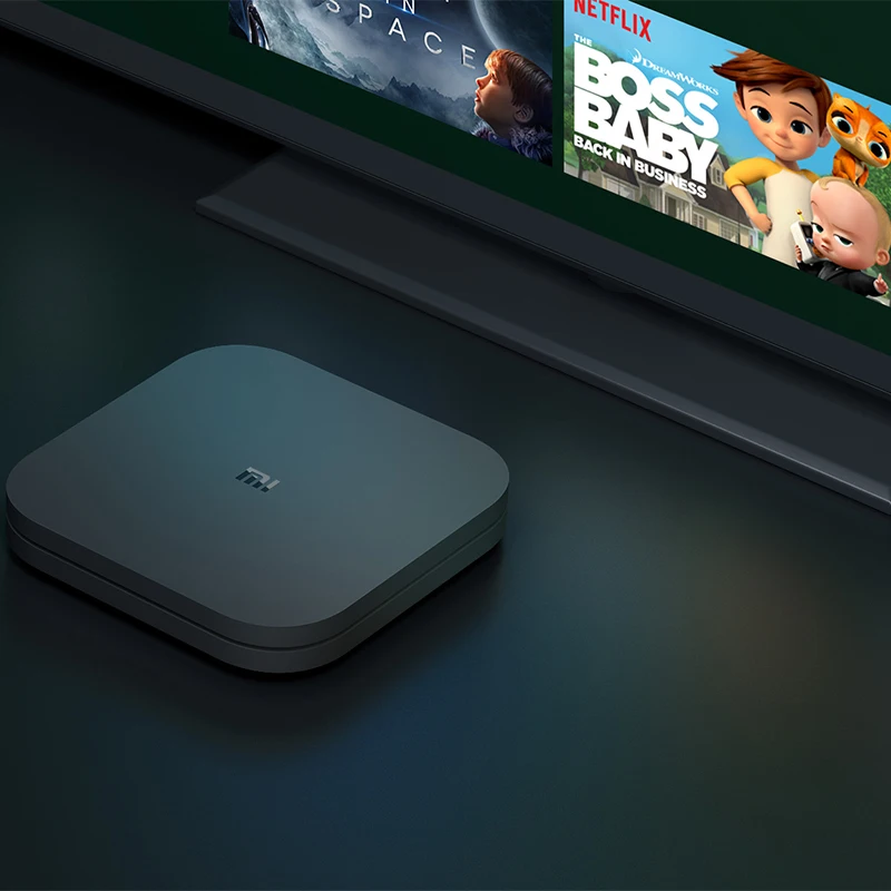 Xiaomi Mi BOX S Оригинальная глобальная версия 4K Ultra HD Android tv Box с Google Voice & Netflix пульт