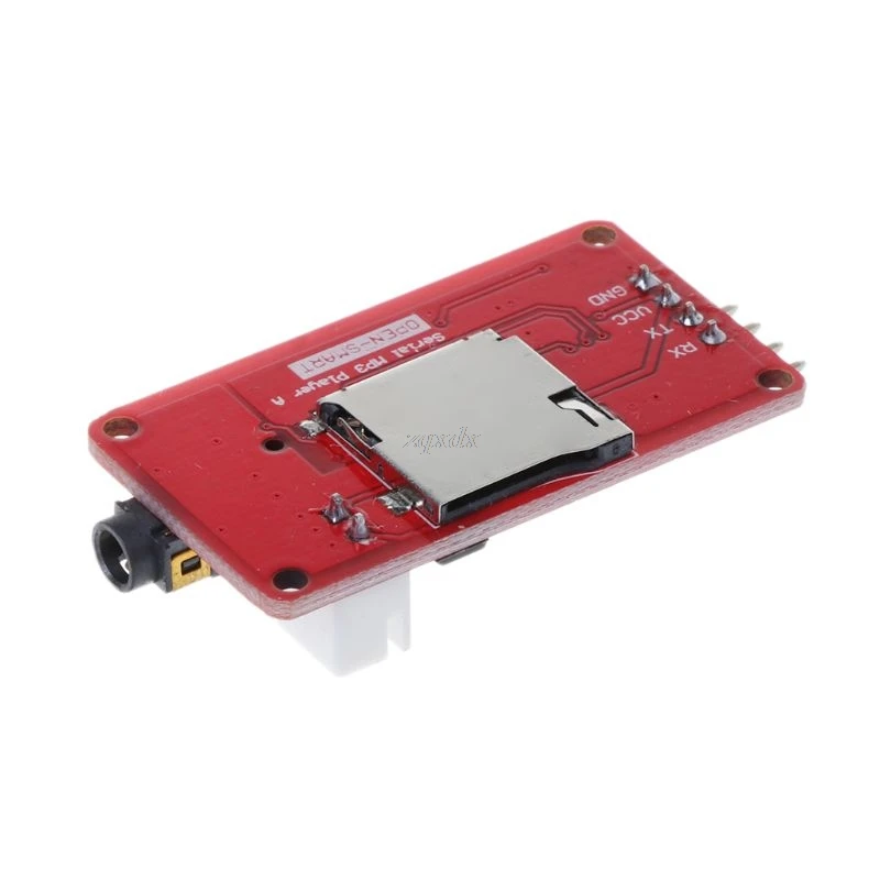UART серийный MP3 музыкальный плеер модуль с динамиком монофонический усилитель доска Прямая поставка