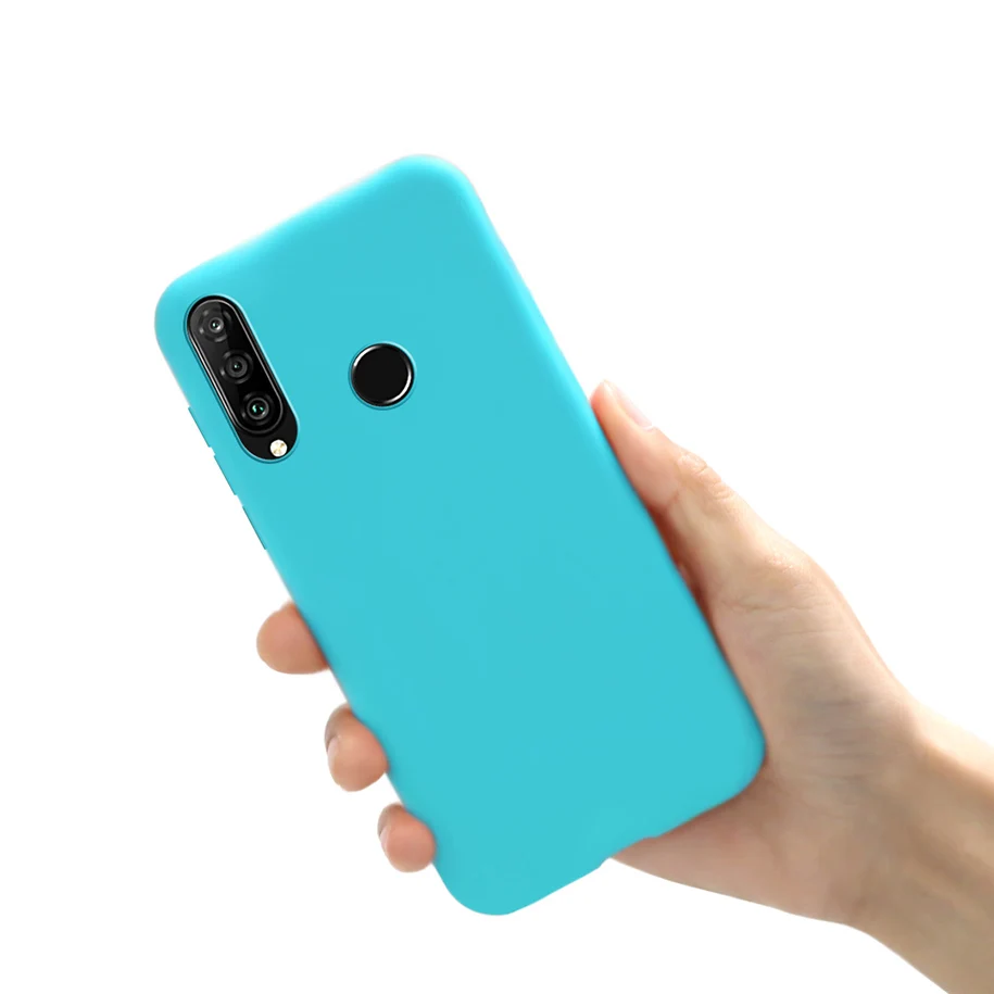 For Huawei P30 Lite Case Cover 6.15&quot Soft TPU Silicone Funda Back Phone FOR Bag Cases | Мобильные телефоны и