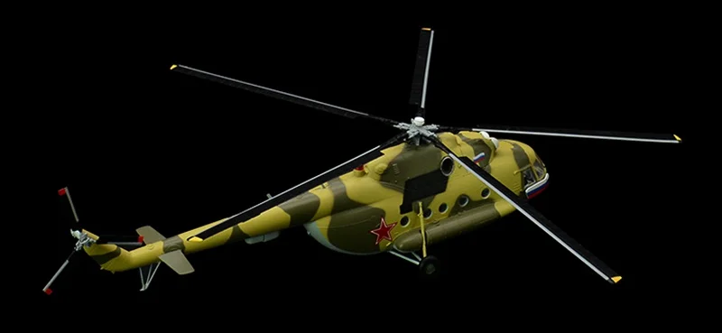 Предварительно построенный 1: 72 Mi-17 Hip советский транспортный вертолет хобби готовая пластиковая модель самолета
