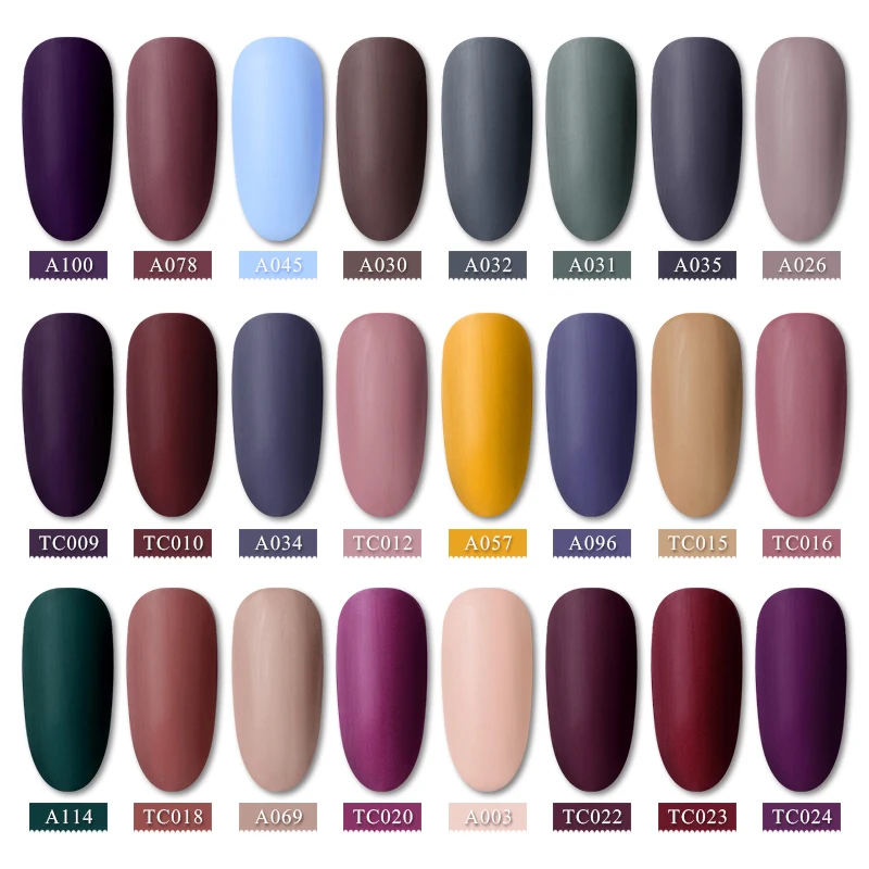 Матовый Гель-лак Lucky Color 7 мл полуперманентный УФ-лак для ногтей светодиодная
