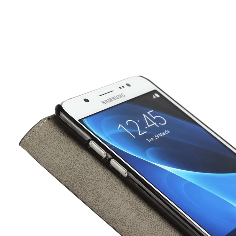Для samsung Galaxy J5 2016 чехол из искусственной кожи седельная откидной Чехол-кошелек с