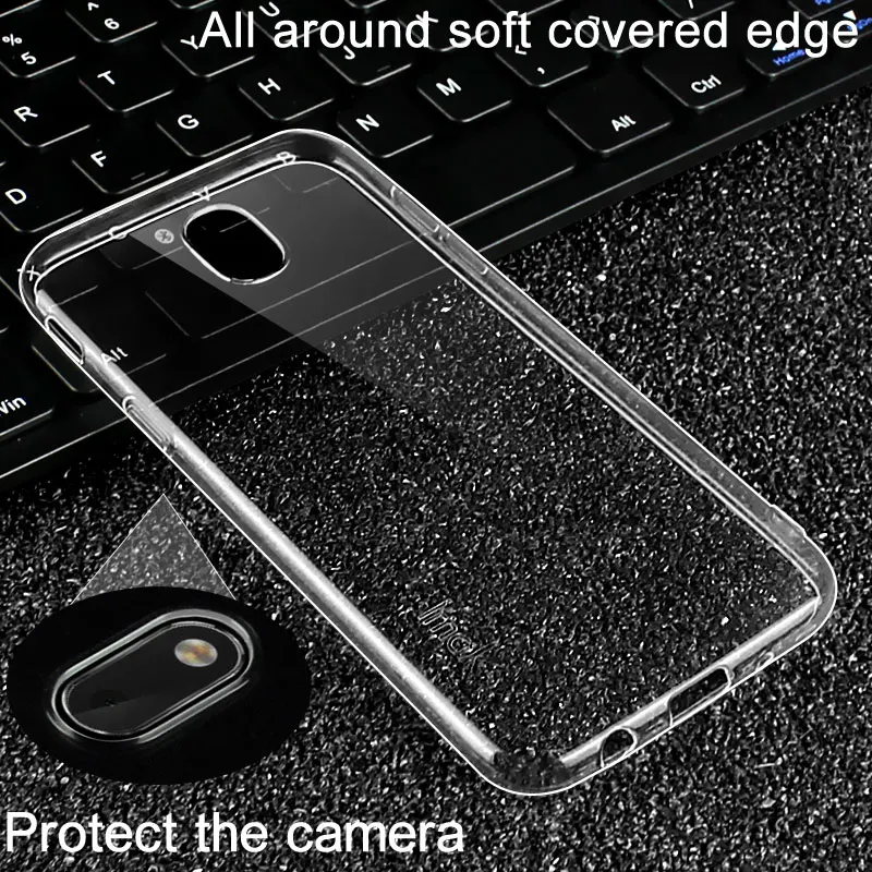 IMAK Stealth Прозрачный ТПУ чехол + Защитная пленка для экрана Samsung Galaxy J7 (2017) Версия ЕС |