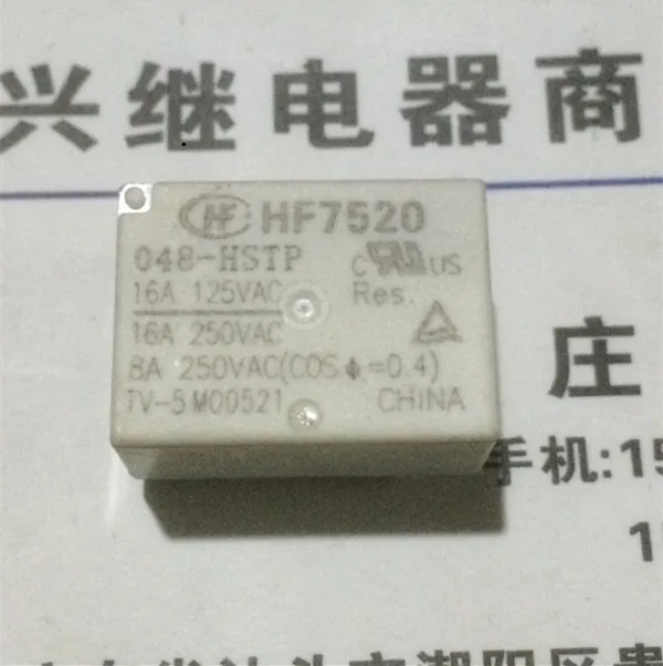 HF7520 048-HSTP 16A реле 4PIN