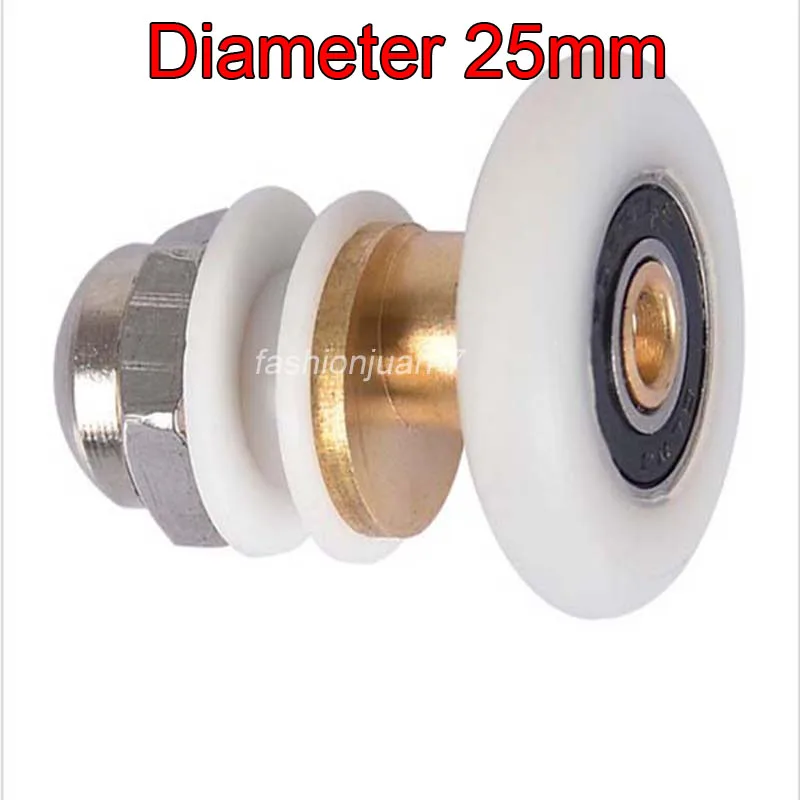 Колеса для душевых дверей колеса диаметр 25 мм 2 шт.|shower door rollers|door rollersshower runners |