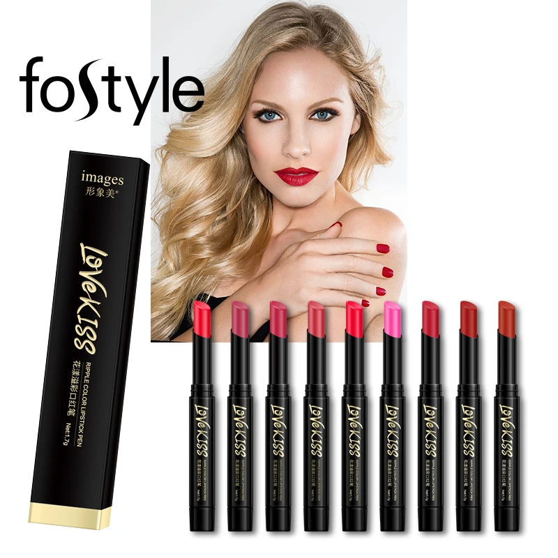 Красные губы Long Lasting Lipstick для макияжа Блеск Помада Коврики Lip Stick розовый бархат