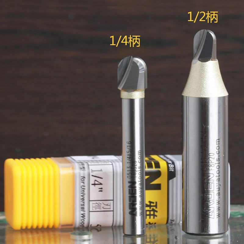 Деревообрабатывающий инструмент метрический TCT Core Box Bit Arden фрезерный бит 1/4*1/8 1/8