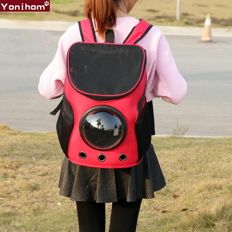 

Pet Carrier Bag Space Capsule Dog Backpack Double Shoulder Pet Carrier Capsule Breathable Dog Backpack Women for Girls Travel
