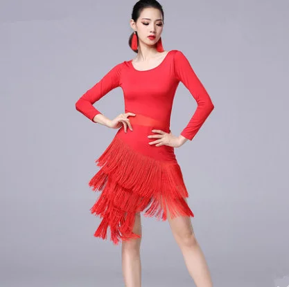 2019 взрослый/платье с кисточками для латинских танцев Для женщин и девочек/леди ча