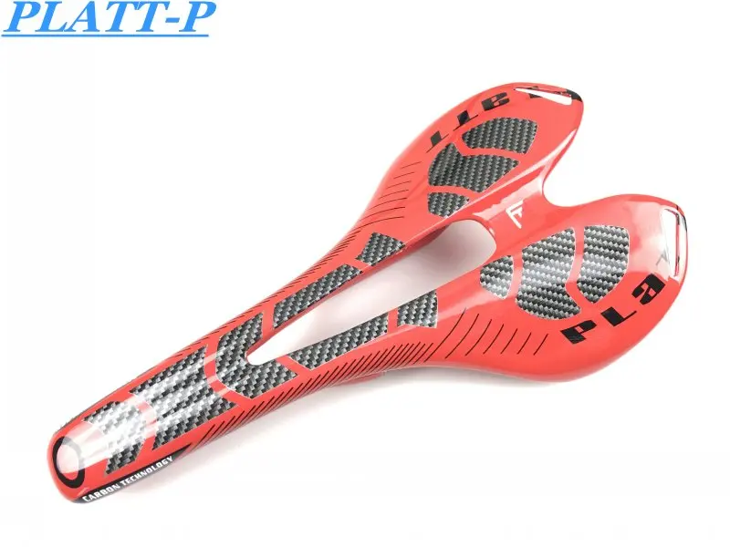 PLATT RED Сверхлегкий углеродное волокно горный велосипед седло карбоновое sillin Сель