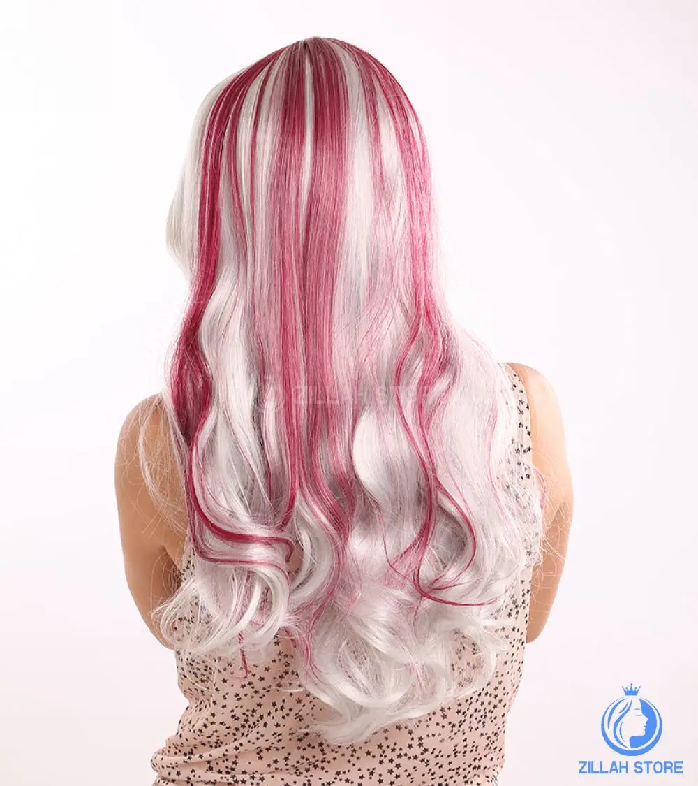 Бесплатная Доставка Горячий Продавать cos аниме парики градиент цвета парик