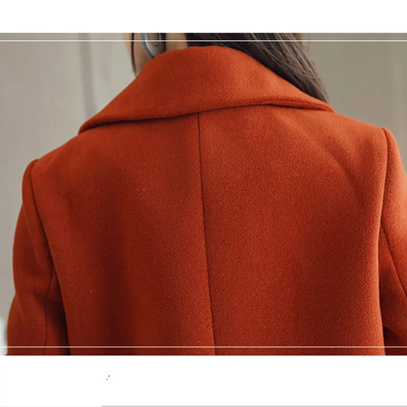 2018 Winter Women Wool Coat Long Thick Female Overcoat high quality Women's Jackets Coats Sobretudo YM106 | Женская одежда