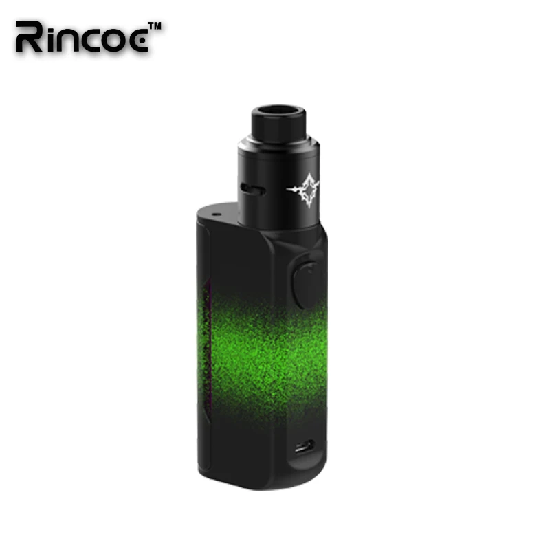 Набор vape Rincoe Manto mini RDA 90 Вт набор питание от одной 18650 ячеек комплект электронных сигарет vapor storm eco pro mechman 228 Вт