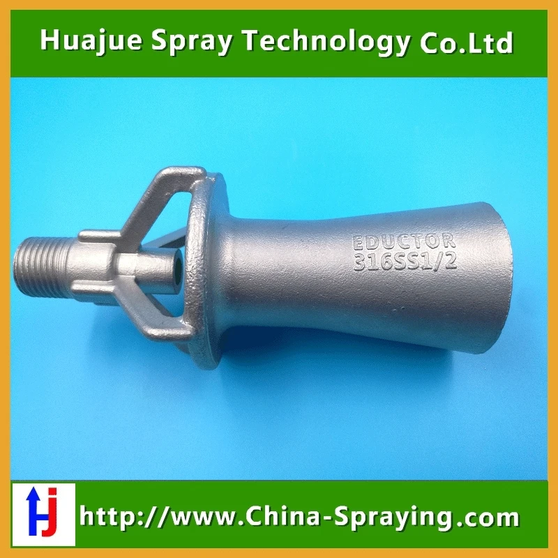 1/4" 316SS stainless steel eductor mixing nozzle ,tank mixing fluid eductor nozzle