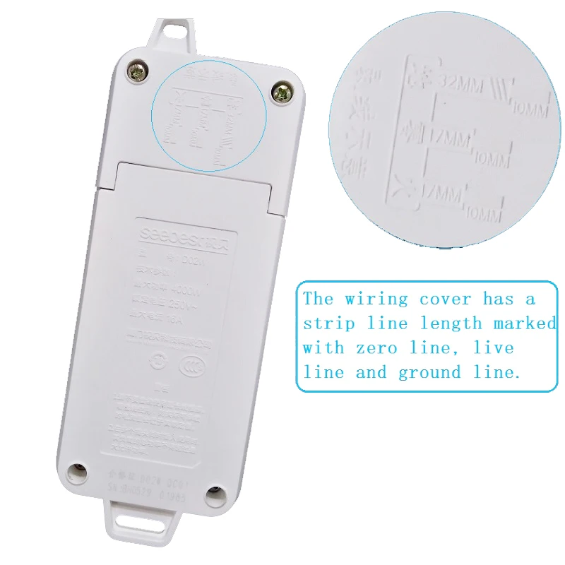 AU/CN Plug 10A/16A силовая полоса бытовая техника Высокая мощность кондиционер проводка расширения питания