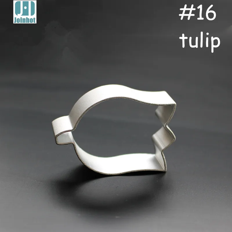 Форма для печенья в форме тюльпана из алюминиевого сплава 5 см * 3 1 7