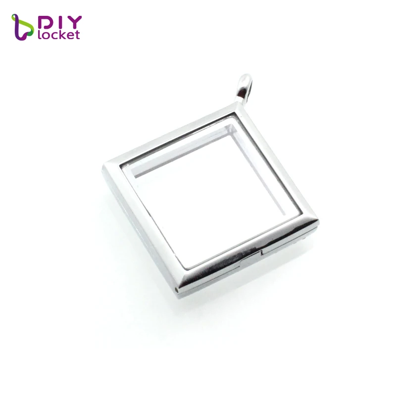 Новинка призматический плавающий медальон diylocket ожерелье магнитные Стеклянные