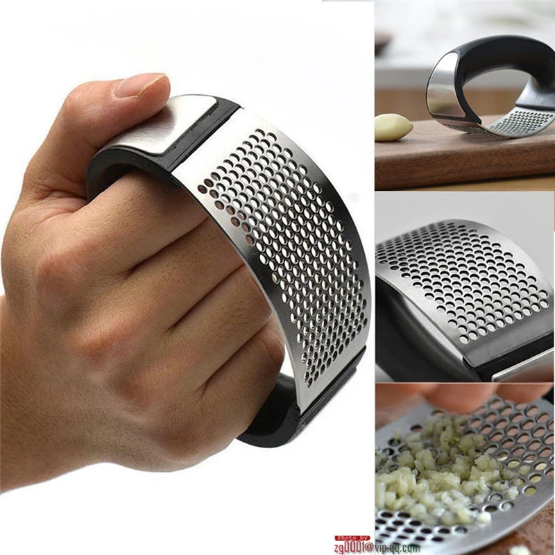 Pressure Garlic machine Home Kitchen Mincer Tool Stainless Steel Press Crusher Squeezer Masher | Дом и сад