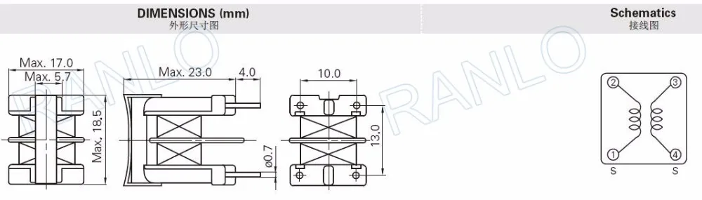 UU10LF AC общий режим дроссель катушка для EMC B332 B682 B123 B223 B333 B513 | Обустройство дома