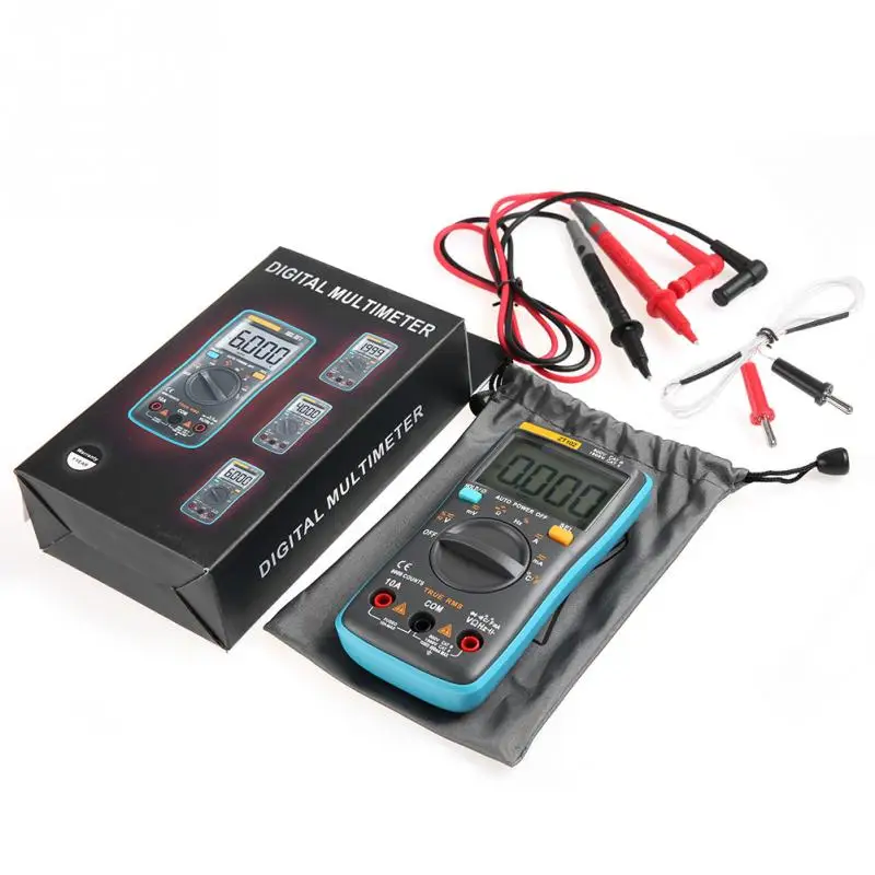 ZT102 Цифровой мультиметр multimetro тестер ZT100/ZT101/ZT102 авто ЖК-дисплей тестирование емкости мультиметр Амперметр mastech - Цвет: ZT102
