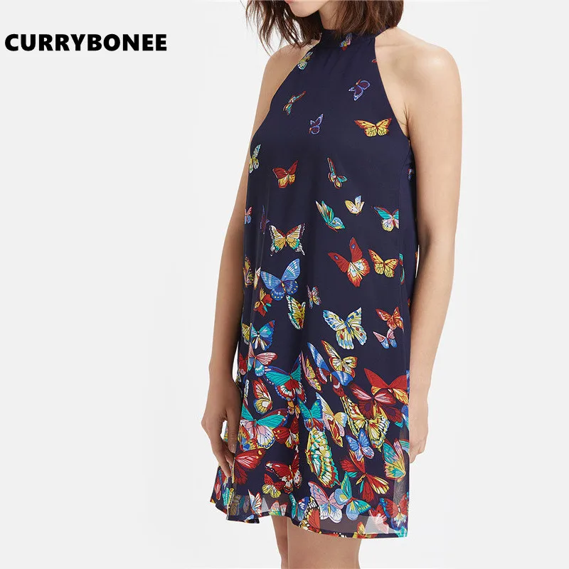 Currybonee бохо платье Для женщин Китайский Стиль цветочный Повседневное Mori Girl