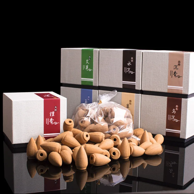 Подарочная коробка 100 г натуральные конусы для благовоний курения башня рефлюкса