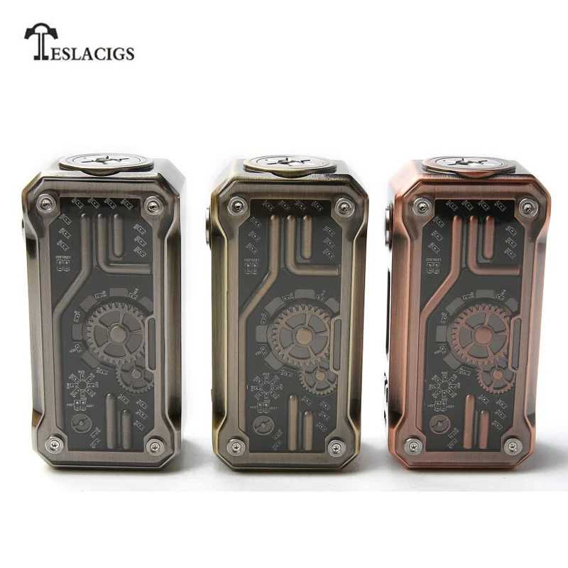 Оригинальный Teslacigs панк 85 Вт мод электронная сигарета с 510 резьбой fit 18650
