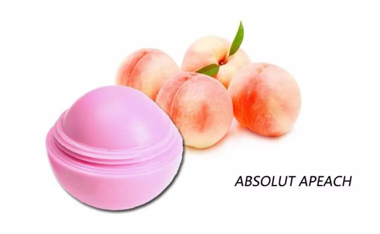 AddFavor 1 шт. милый 6 типный фруктовый аромат круглый шарик бальзам для губ