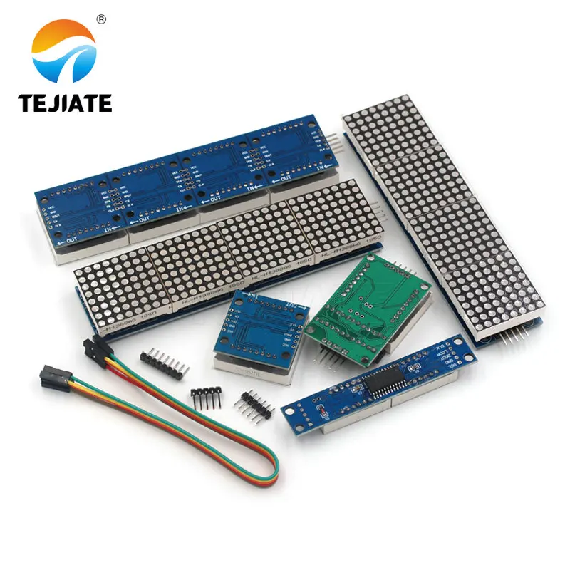 Модуль точечной матрицы MAX7219 для Arduino устройство управления микроконтролем 4 в