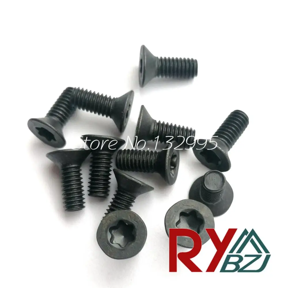 

Carbon steel Flat Head Torx Screw black color M2 M2.5 M3 M4 Countersink Head Six lobe screw