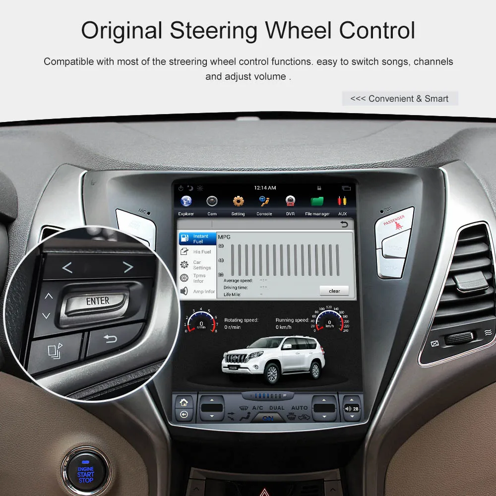Tesla стиль автомобильный dvd-плеер на основе Android gps навигация для hyundai Elantra- автомобильное Стерео Радио мультимедийный плеер головное устройство AP