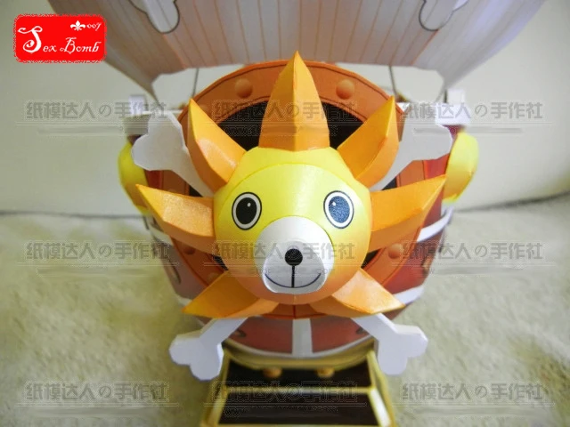 Корсажные игрушки Тысяча солнечных из аниме ONE PIECE масштаб 3D бумажная модель