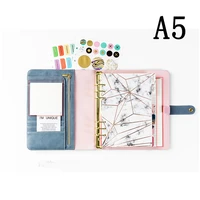 2020 yiwi blue diamond a5 a6 notebook diary schedule book planner diary loose leaf binder cute school supplies
