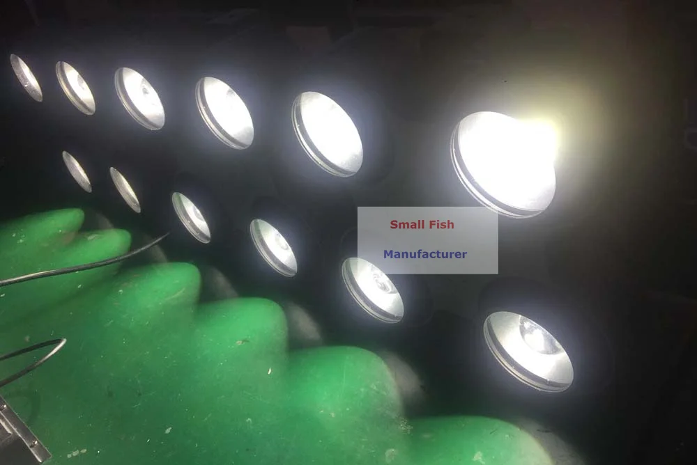 Сценическое освещение COB 4 глаза 4X100W LED теплый белый свет для аудитории DMX
