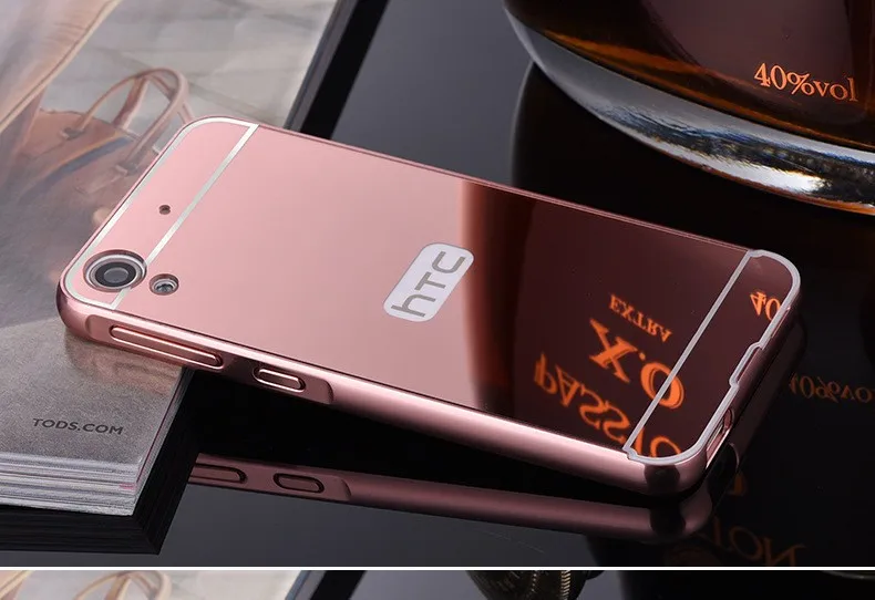 Для HTC Desire 820 826 816 626 828 620 530 One M8 роскошный позолоченный бронированный Алюминиевый