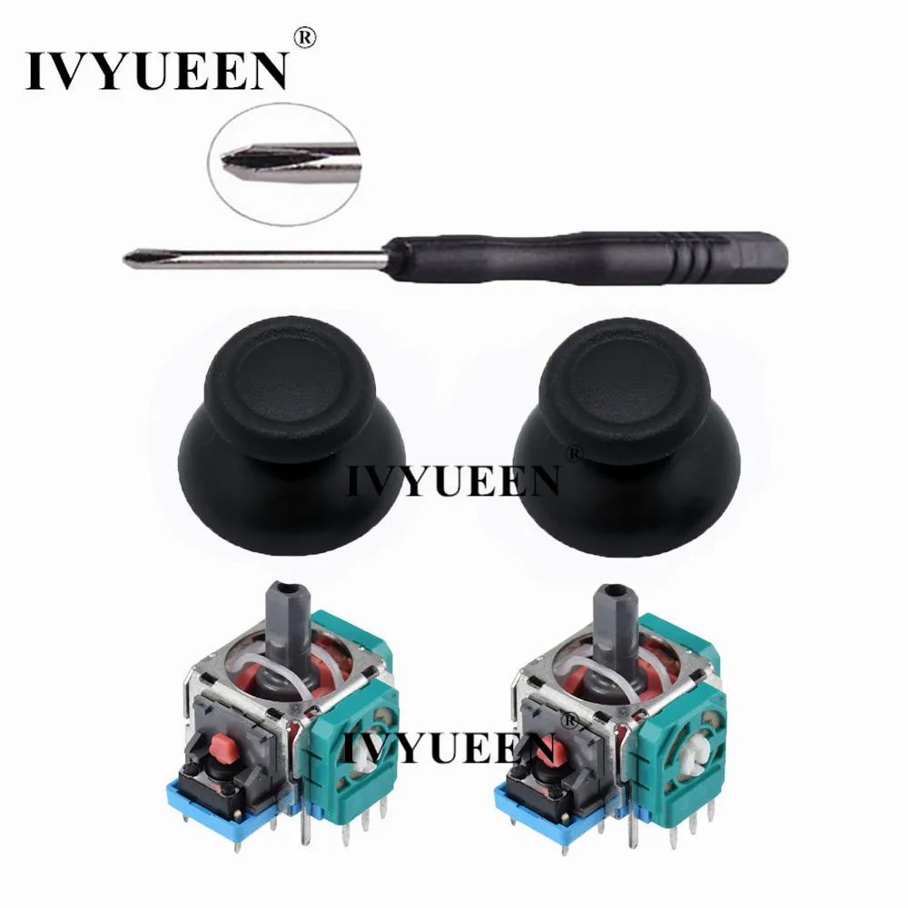 IVYUEEN 3D аналоговый датчик джойстика модуль потенциометра& Thumb Stick для sony playstation 4 PS4 Pro тонкий контроллер запчасти для ремонта