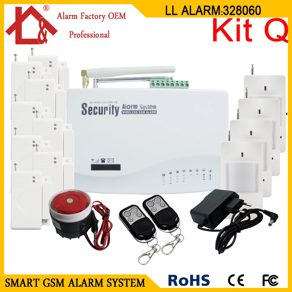 GSM беспроводная домашняя охранная сигнализация|system alarm|system securitysystem alarm gsm |
