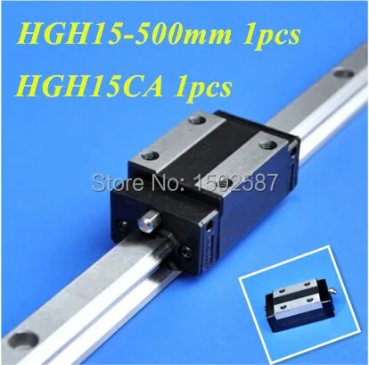 HGH15 L 500mm линейная направляющая скольжения/направляющая рельса с линейной