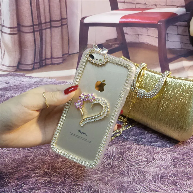 Luxury Rhinestone Diamond Bling Claw Chain Jewelry Phone Case Cover for SamsungS6 S7 S8 S9 S10 S20 S21 PLUS Note5 8 9 10 20 | Мобильные