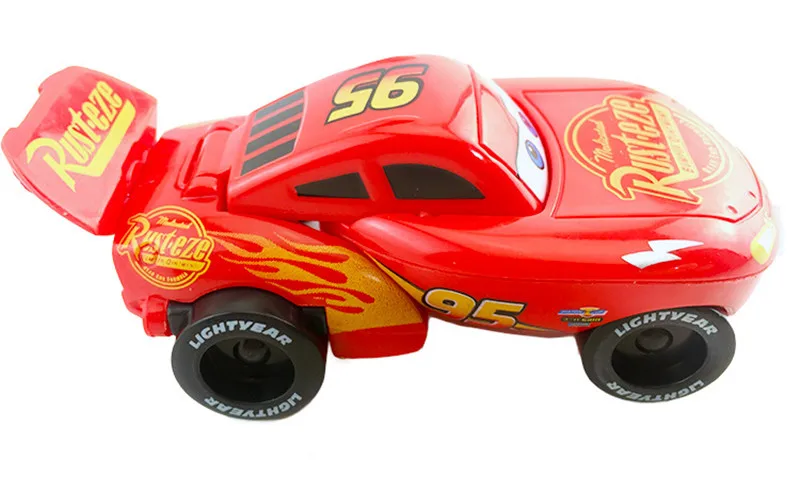 1 шт. disney Pixar Cars 2 3 Lightning McQueen экзотический детский гоночный автомобиль мальчик Рождественский подарок модель автомобиля деформированная игрушка яйцо подарок