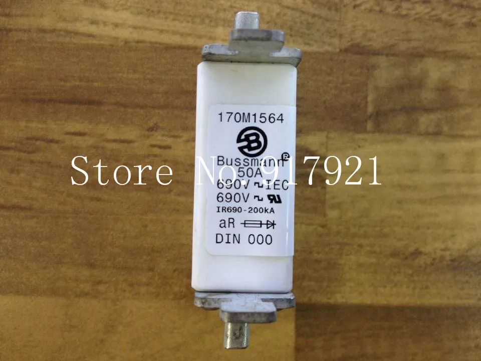 

[ZOB] The United States - DIN000 170M1564 50A 690V BUSS fuse fuse --5pcs/lot