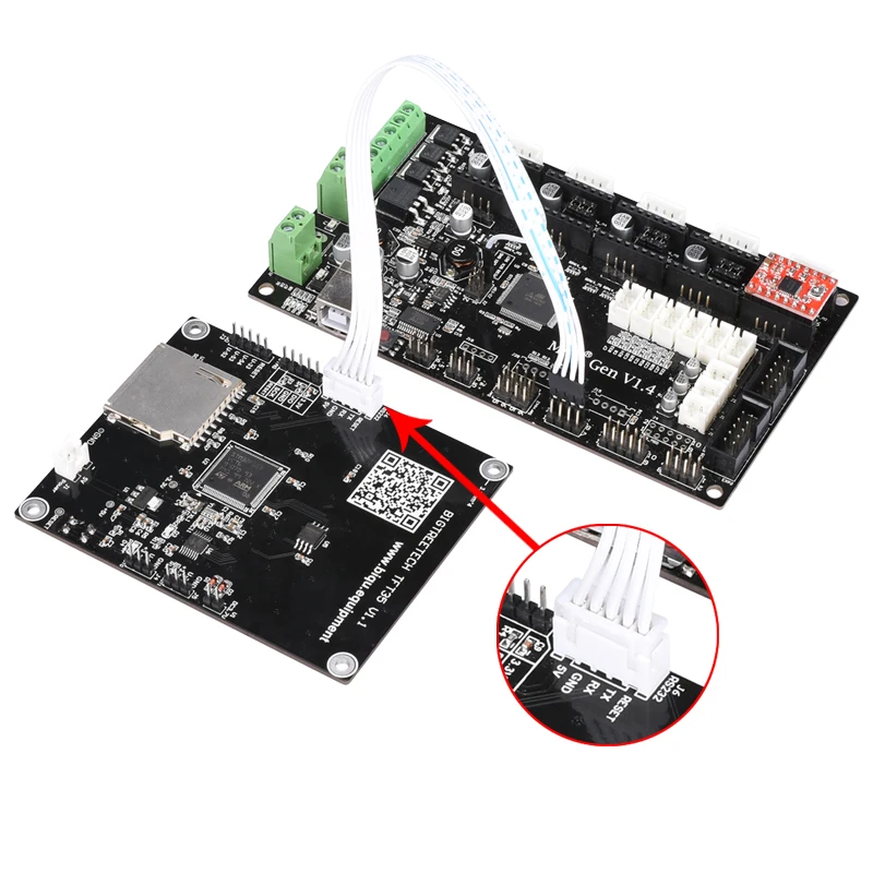 BIGTREETECH TFT35 V1.2 панель управления TFT 3,5 дюймов Полноцветный Сенсорный экран MKS GEN V1.4 плата управления MKS база для 3d принтера