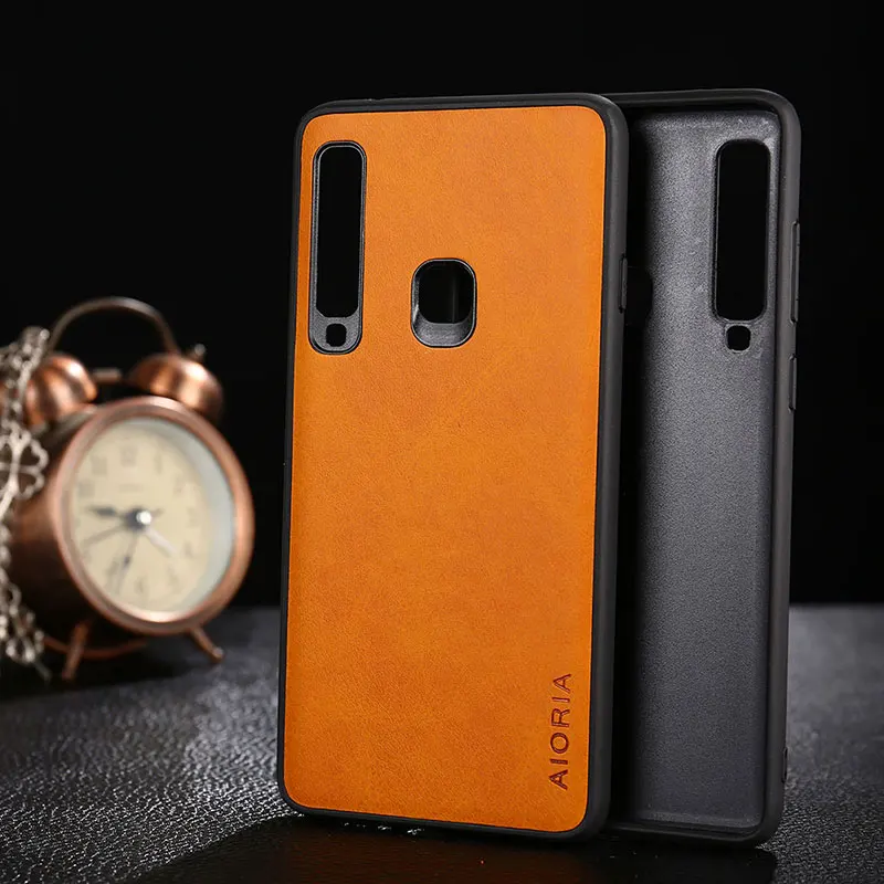 Чехол для Samsung Galaxy A9 2018 A920F роскошный кожаный чехол в винтажном стиле чехлы