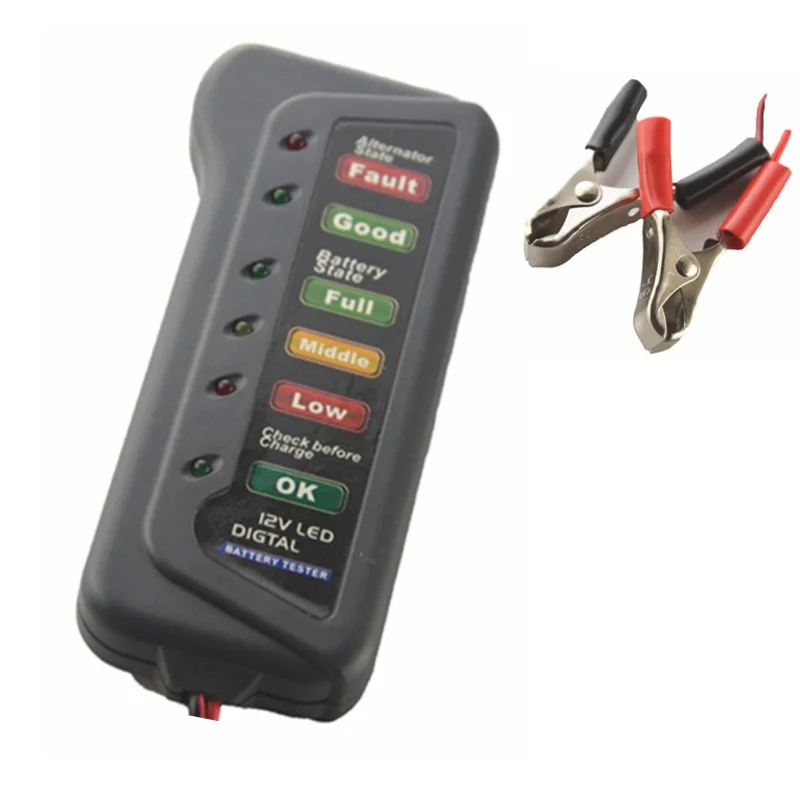 Батарея Тестер Цифровой Ёмкость тестер для проверки 12V Питание измерительный