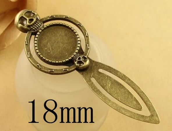 5pcs/lot Retro Antique Bronze Bookmark Cabochon Base Setting for Cameo DIY Bookmarks JWelry Findings | Украшения и аксессуары