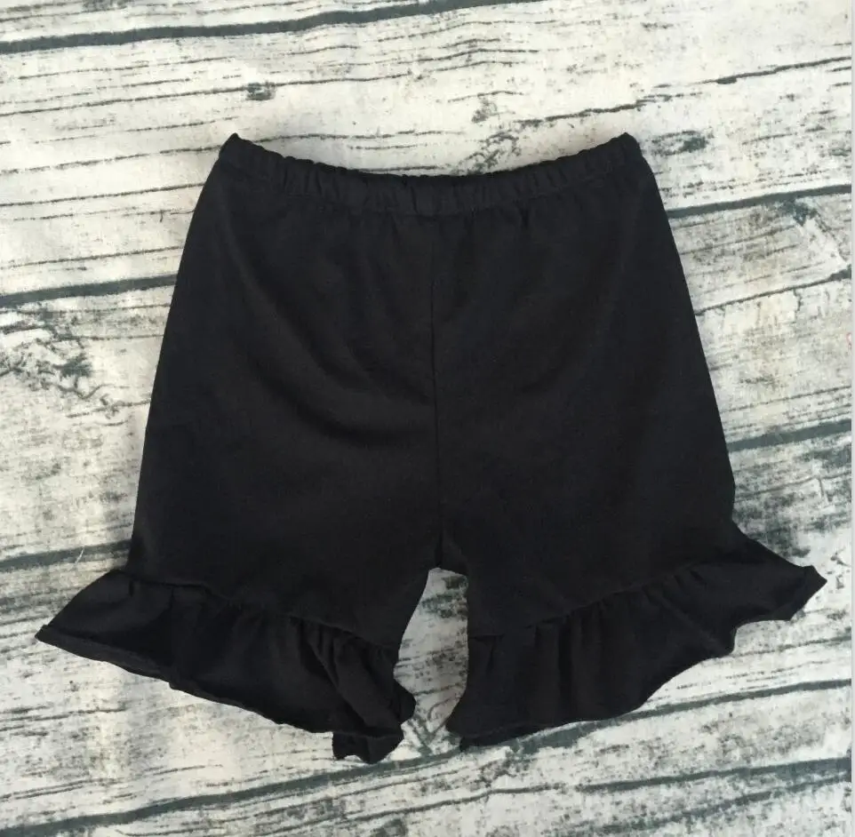 Штаны с оборками для маленьких девочек новый стиль оптовая продажа удобные шорты