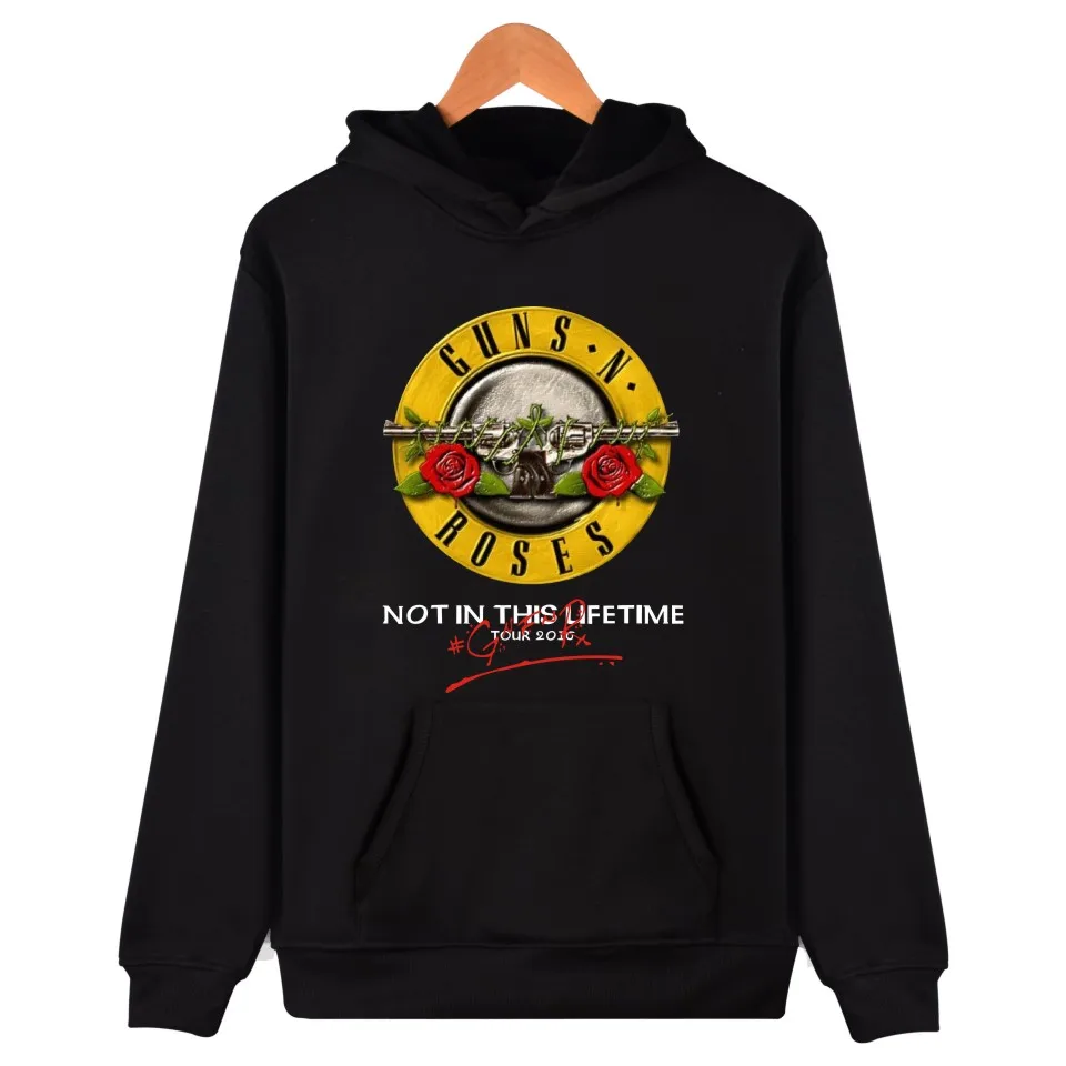 

Мужская толстовка 2020 Новинка худи GUNS N ROSES мужские женские свитшоты Осень Зима Панк Череп Роза дизайн спортивный костюм Топы Одежда
