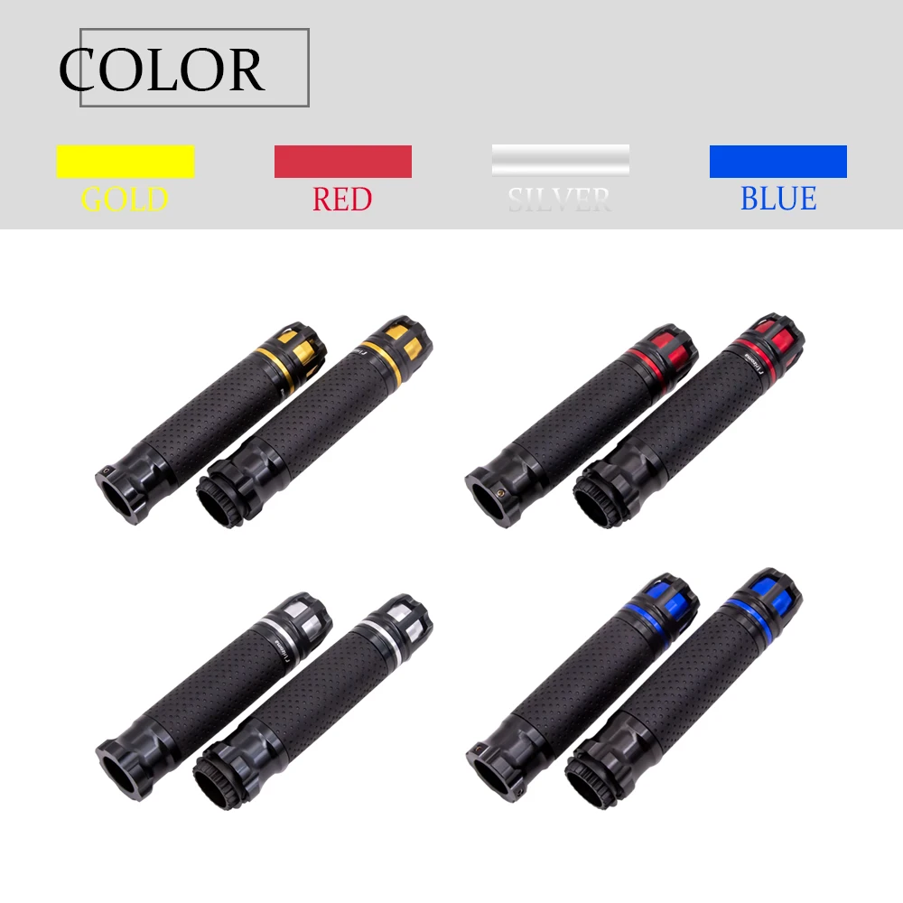 GLOWTEC Universal 7/8'' 22MM CNC Motorcycle handle grips racing handlebar grip for KTM Honda kawasaki Yamaha Suzuki Ducati Hyosu |